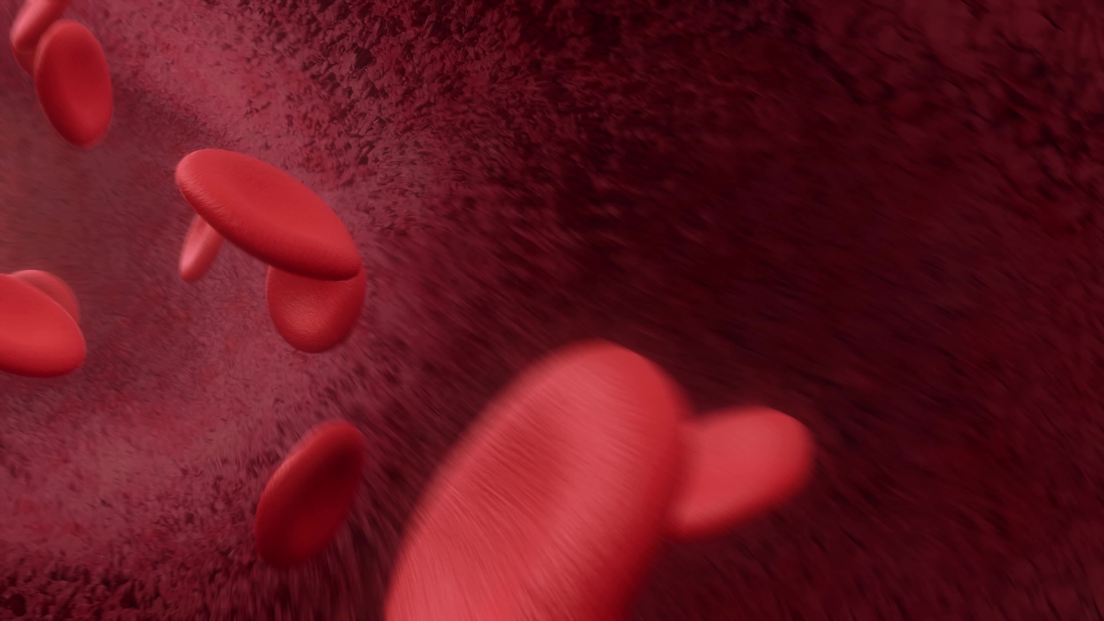 4K红色细胞DNA元素动画